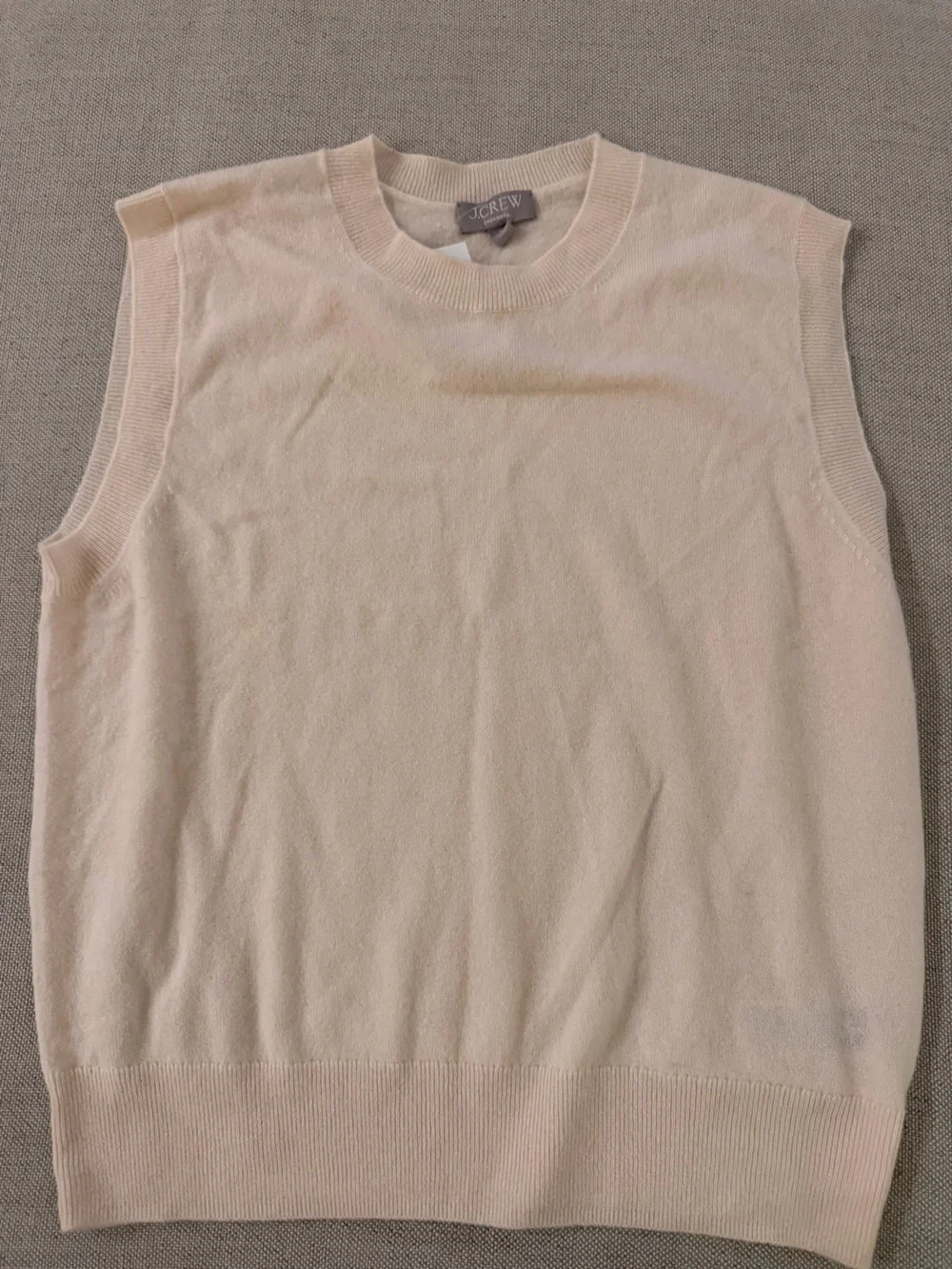 J CREW Cashmere‎ relaxed sweater-vest CM660